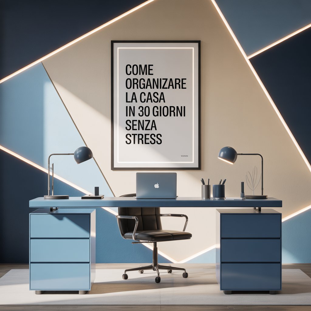 COME ORGANIZZARE LA CASA IN 30 GIORNI SENZA STRESS